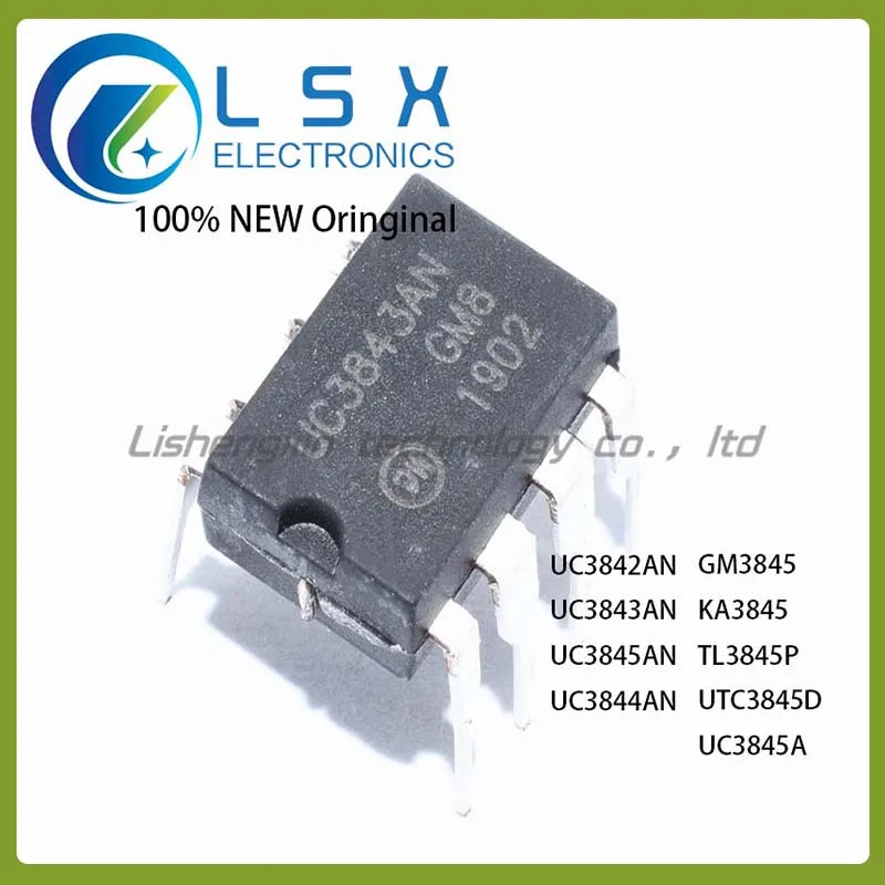 New/10pcs UC3842AN UC3843AN UC3845AN UC3844AN GM3845 KA3845 TL3845P UTC3845D UC3845A Original On st ock