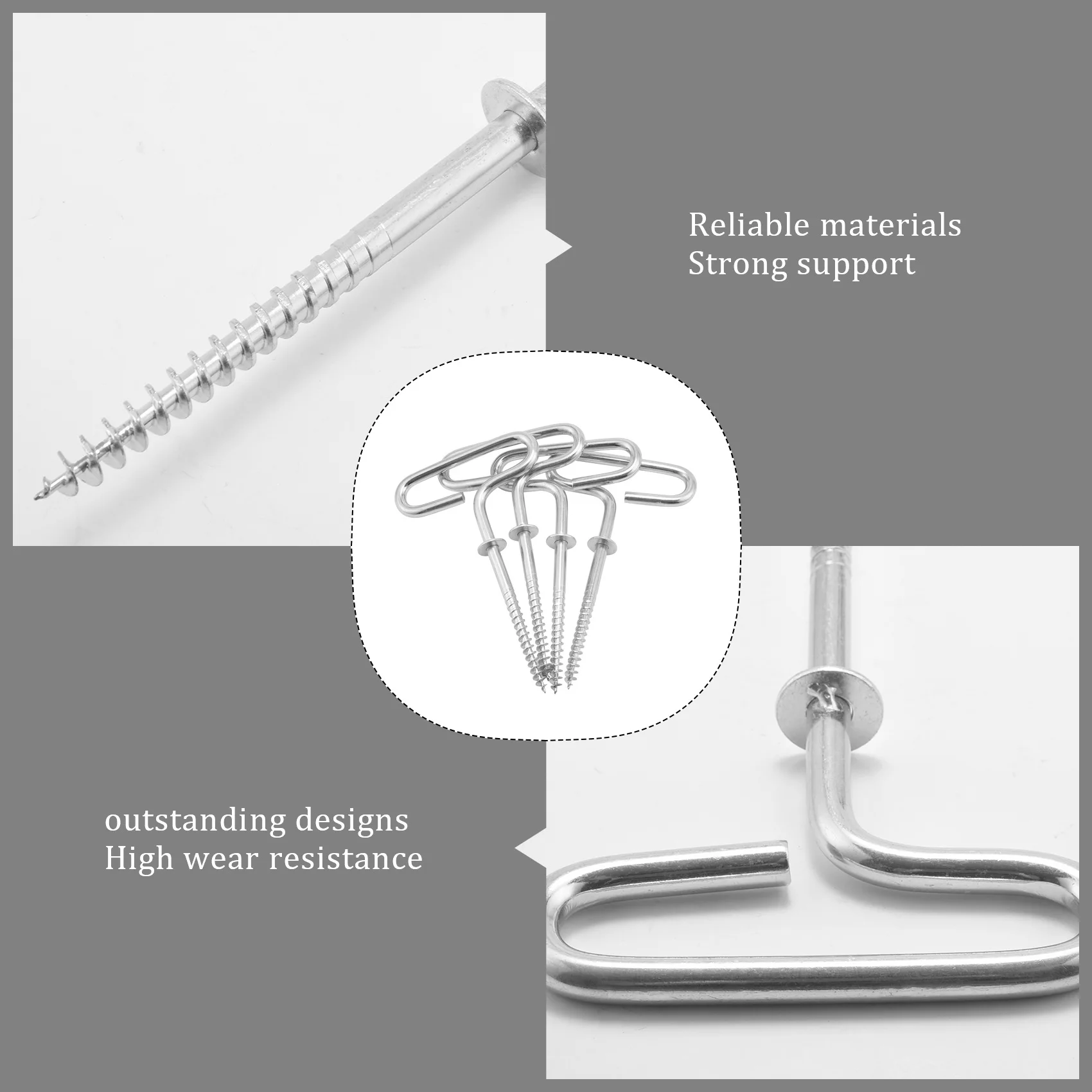 

Ice Fishing Shelter Anchor Ice Shanty Anchor Outdoor Camping Tent Threaded Tent Peg Winter Steel Ice Tent Accessories