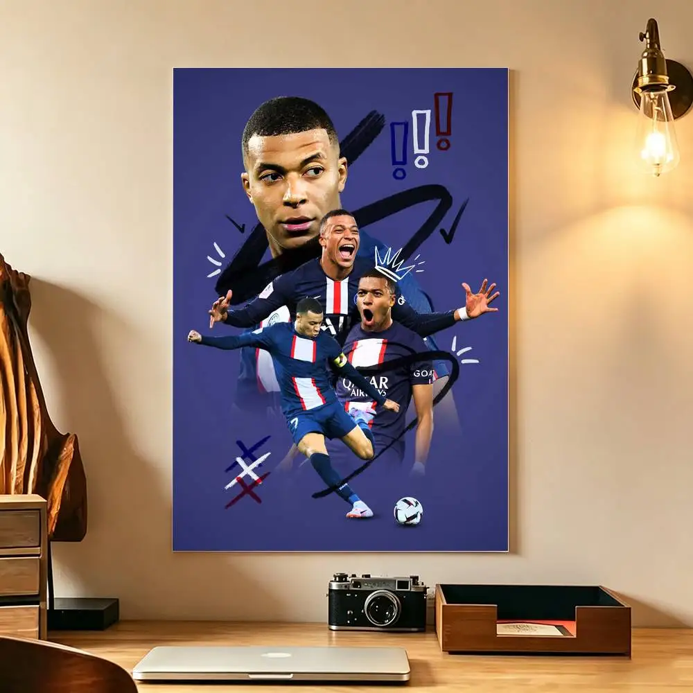 The Speed Demon Kylian M-Mbappe Poster High Quality Dorm Living Room Aesthetic Wall Decoration Painting Stickers Gift