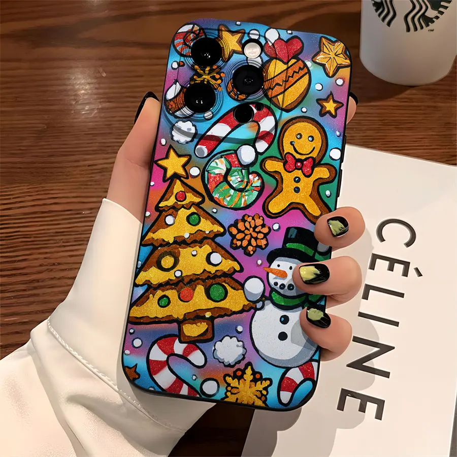 حافظة هاتف ناعمة من مادة TPU غير لامعة من Angel Eye، متوافقة مع حماية Plus360 درجة لهاتف iPhone 17 إلى 11 Pro Max