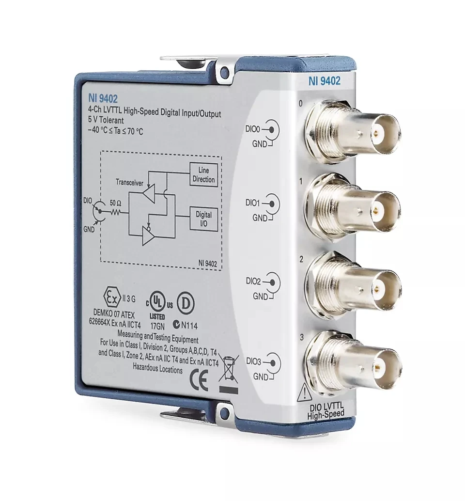 USA NI 9402 Digital Module C Series 779987-01 I/O Interface