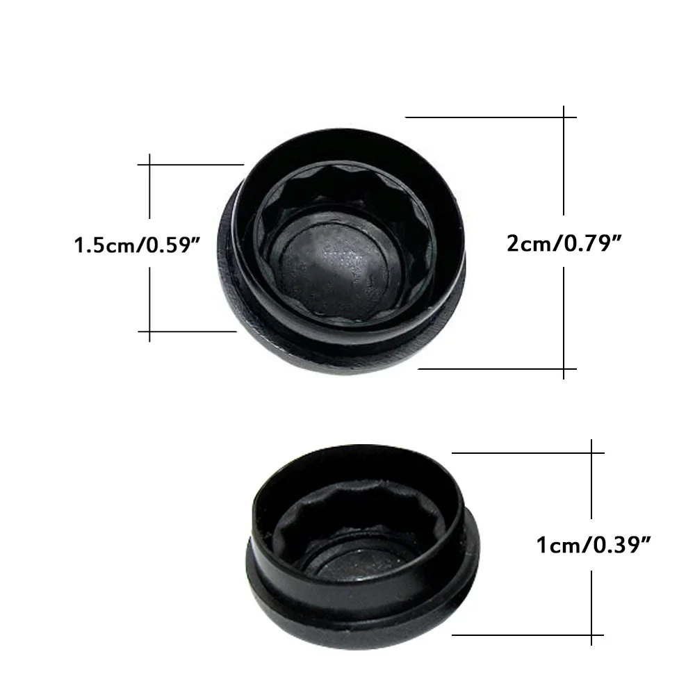 2Pcs Car Front Windshield Wiper Arm Nut Cap Bolt Cover For VW Passat B5 B6 B7 Golf MK4 MK5 MK6 MK7 Polo Jetta Tiguan Amarok NEW