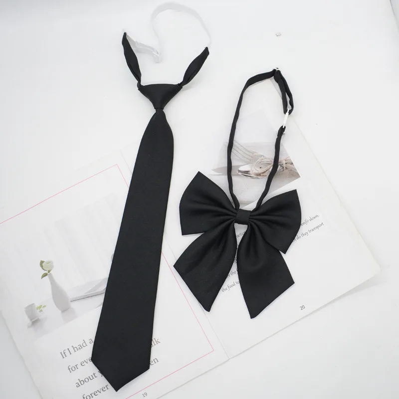 Uniforms Bow Tie Black Japanese JK Uniform Plaid Bow Tie Student Girl Mindfulness Cute Ties Accessories