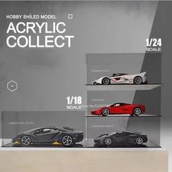 1/18 1/24 1/32 Transparent Acrylic Car Model Display Box Dust Cover Blind Box Dust-proof Diecast Storage Professional Storage