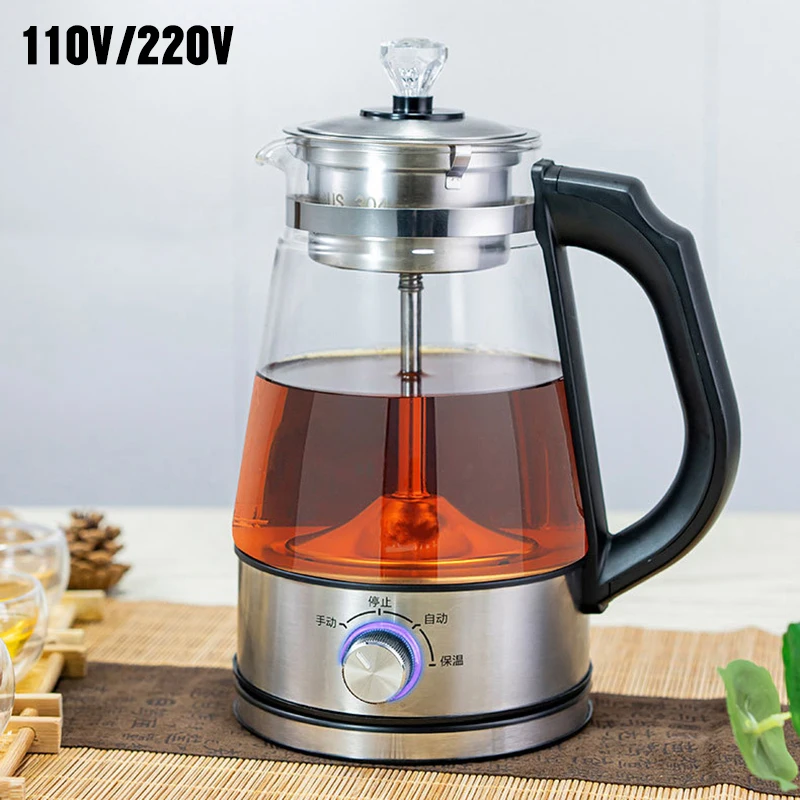 110V 220V Electric Kettle Automatic Steam Spray Teapot Multifunctional Glass Health Pot Thermo Pot Household Boil Water Kettle