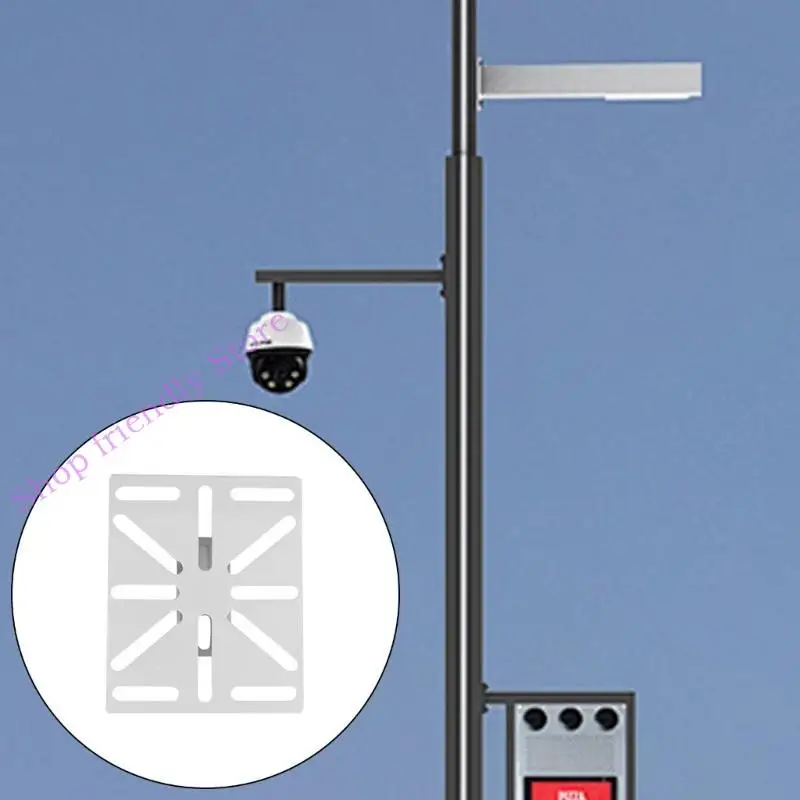 594A CCTV Camera Wall Mount Bracket Adapter Security Camera Mount Rack Plate