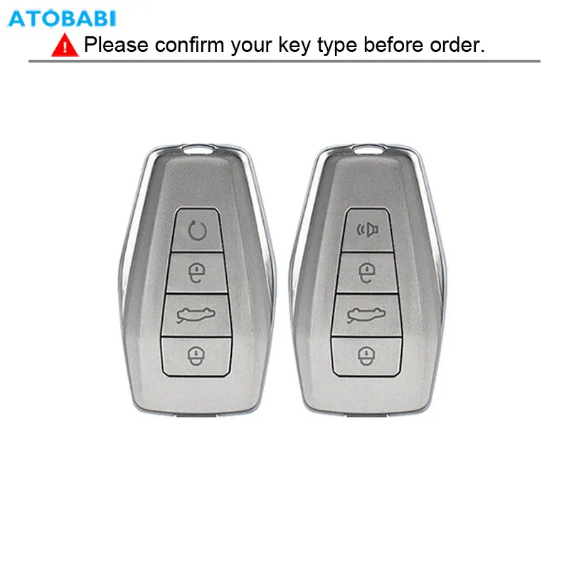 TPU Car Key Cover Remote Fob Case Protector Keychain Auto Accessories For Geely Monjaro 2022 2023 Coolray Geometry A C 2020 2021