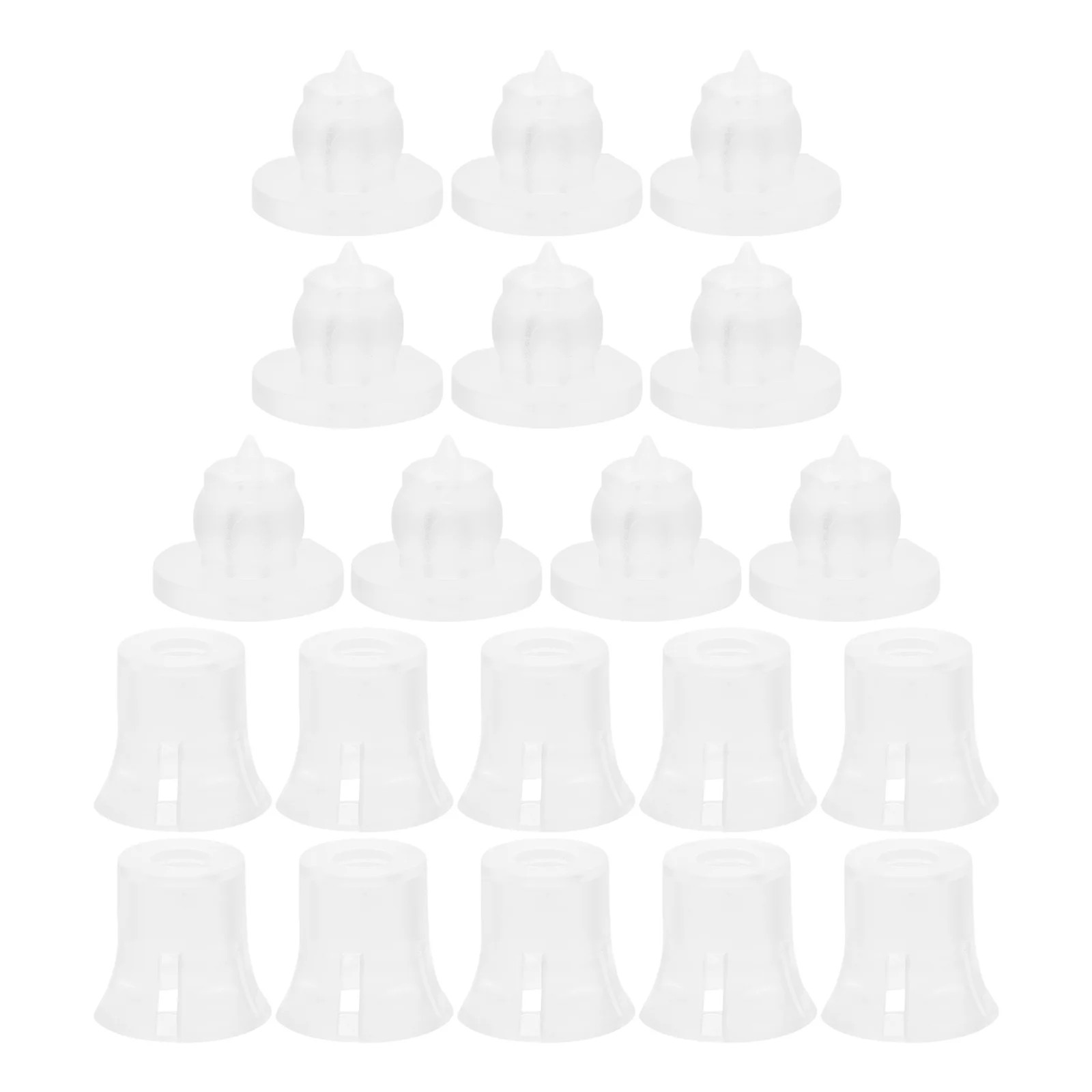 

10Pcs Invisible Ad Nails Clear Plastic Screws Bolts Kit for Signs Mounting Hardware Standoff Spacers DIY Display Fixtures