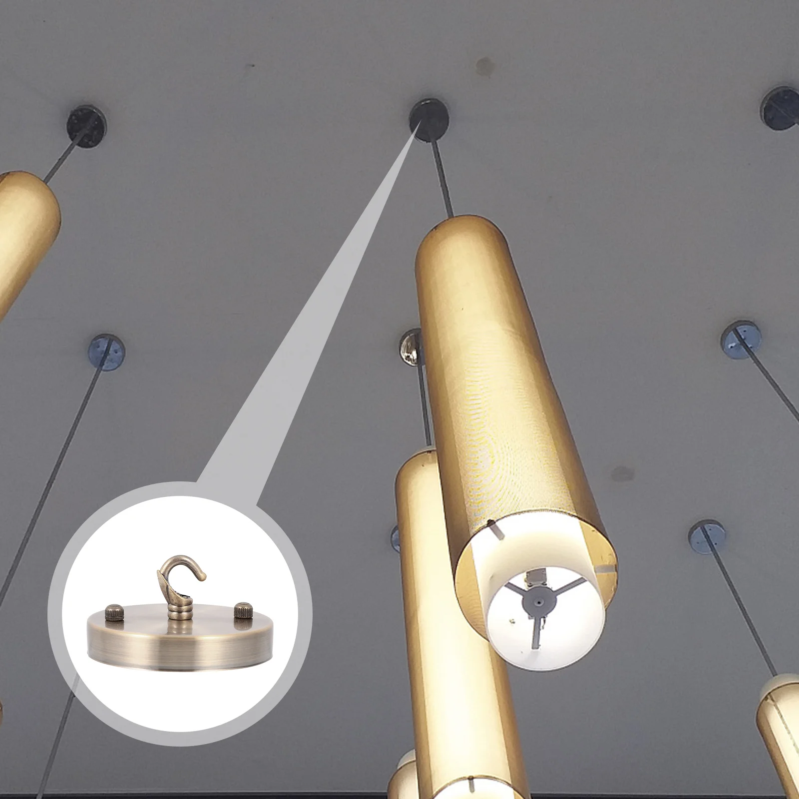 

Vintage Chandelier Ceiling Plate Creative Delicate Design Rust Resistant Durable Lamp Canopy For Pendant Light Decoration