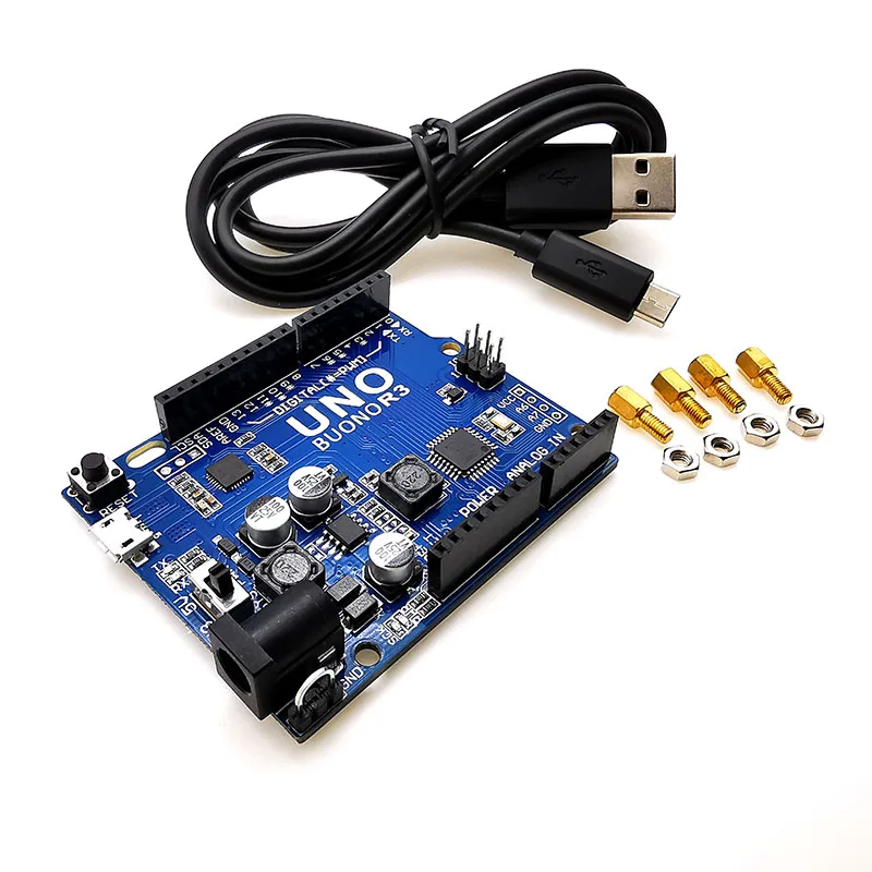 

BUONO UNO R3 Improved Version For Arduino ATmega328P Development Board Compatible Arduino UNO R3 Improved 3.3V 5V Selectable