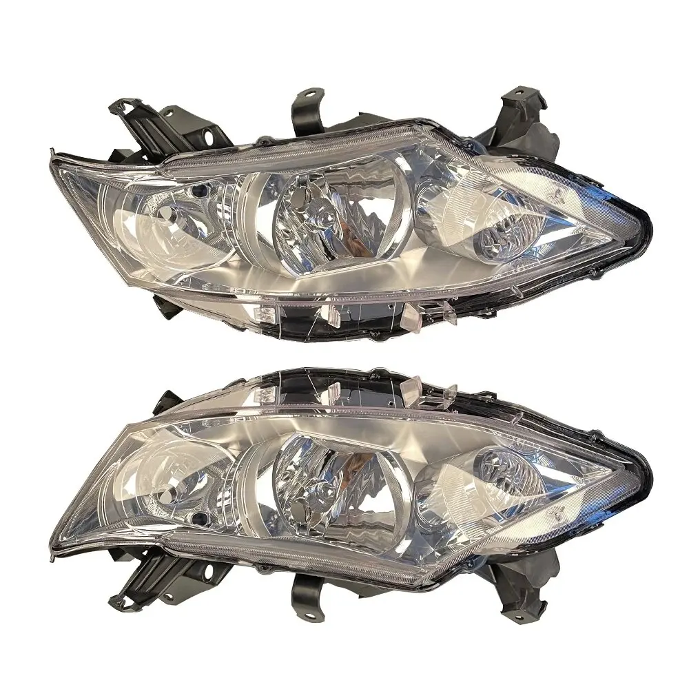 A Pair Headlights  For Toyota Allion NZT260 ZRT260 ZRT261 ZRT265 2012 2013 White Headlamp