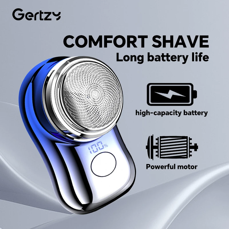 Rechargeable Mini Electric Shaver - Portable, One Button, Easy to Carry Shaver