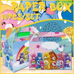 Anime Care bars Themed Paper Box Disposable for Creative Birthday Party Decorations Cartoon Packing Supplies Arrangements Set