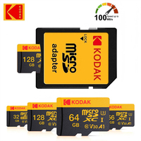 Kodak 256GB Micro SD Card Memory Card Class 10 32GB 64GB 128GB  U3 4K High Speed Cartao De Memoria Flash Memory TF Mecard C10