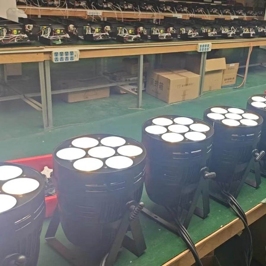 Seven-eye cob4 four-eye face light stage dance studio live stream filling light cold and warm two-color wedding soft light