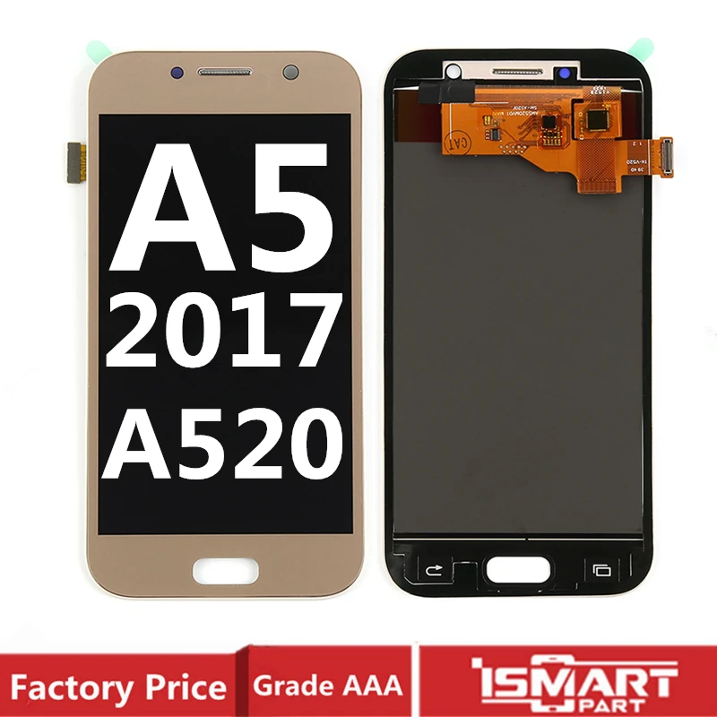 

AMOLED For Samsung Galaxy A5 2017 Lcd Display Touch Screen Digitizer Assembly A520 A520K A520L A520S SM-A520F