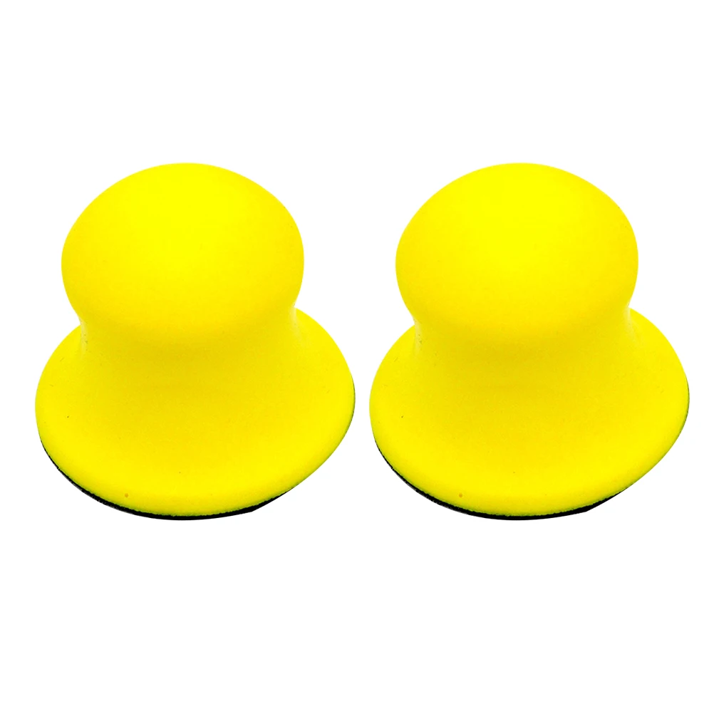 

2pcs 3 Inch 75Mm Pu Polishing Disc Pad Hand Grinding Block Sanding Holder Wood Polishing Auto Repair Household Cleaning Durable