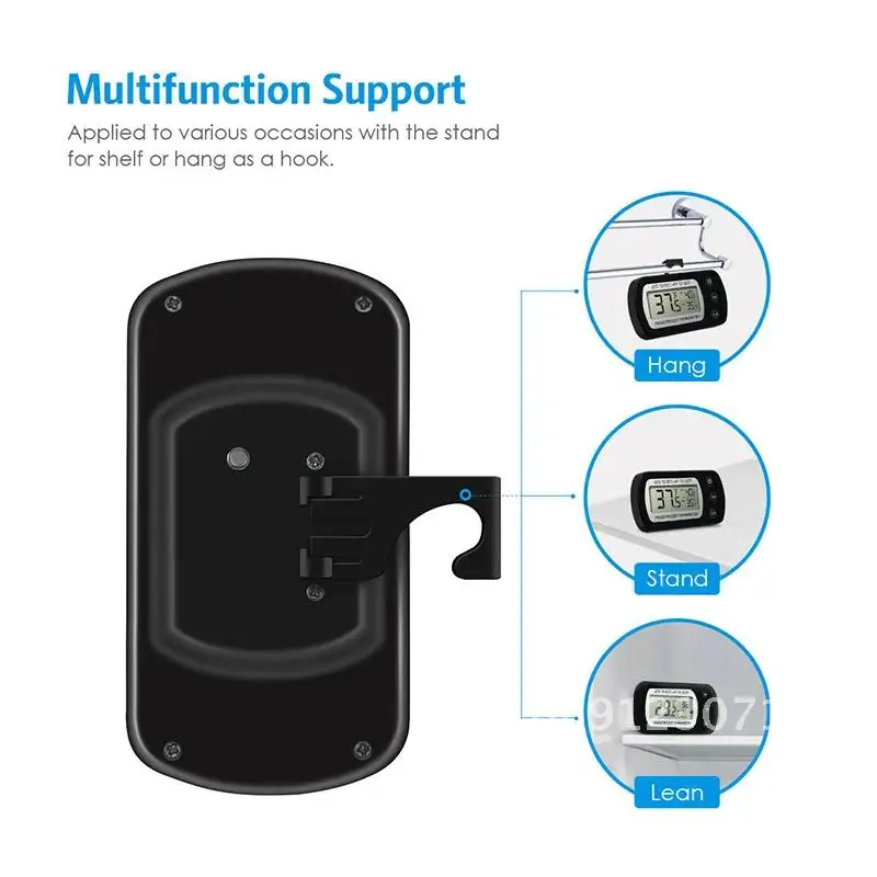 

Electronic Digital Refrigerator Thermometer LCD Screen Fridge Freezer Temperature With High & Low Anti-humidity