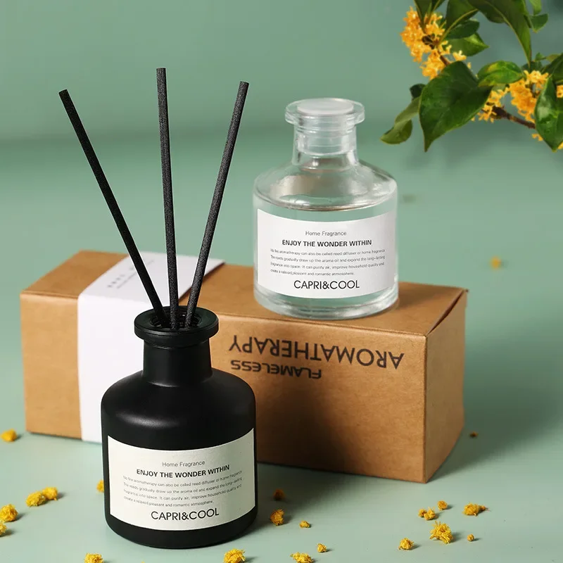 50 مللي زيت أساسي للعلاج العطري غير الناري من الروطان المنزلي، معطر هواء لتزيين زجاجة العطر الداخلي #2