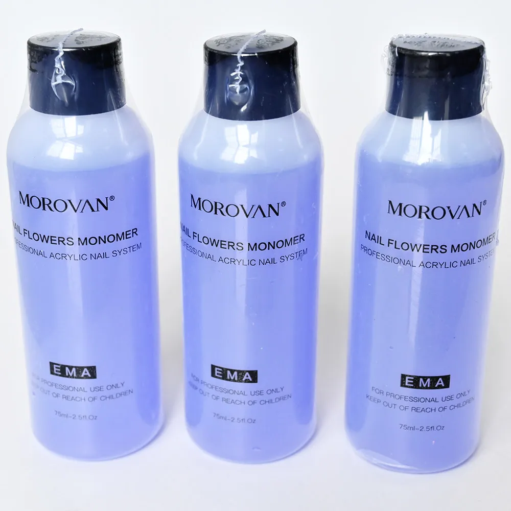 1 Flasche 75 ml EMA Acryl-Flüssigkeitsmonomer Nail Art Carving Extension für Acrylpulver Maniküre Builder Tips Acryl-Nagelflüssigkeiten