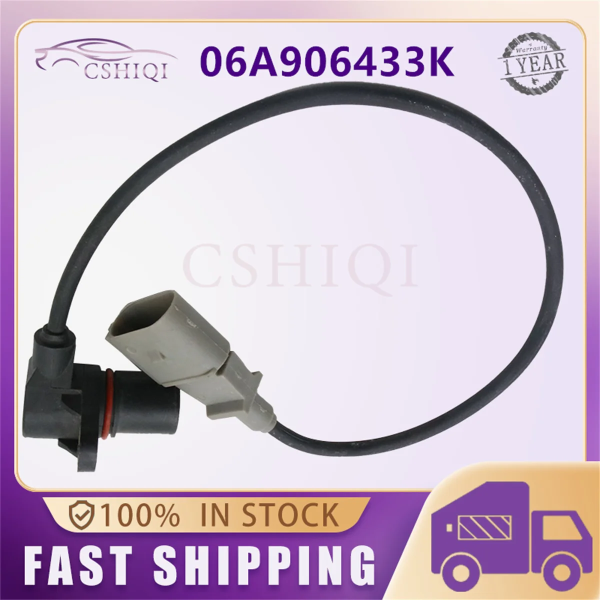 

Датчик положения коленчатого вала 06A906433K 06A906433G 06A906433L 06A906433B 0261210199 для VW Volkswagen Seat SKODA AUDI и других моделей