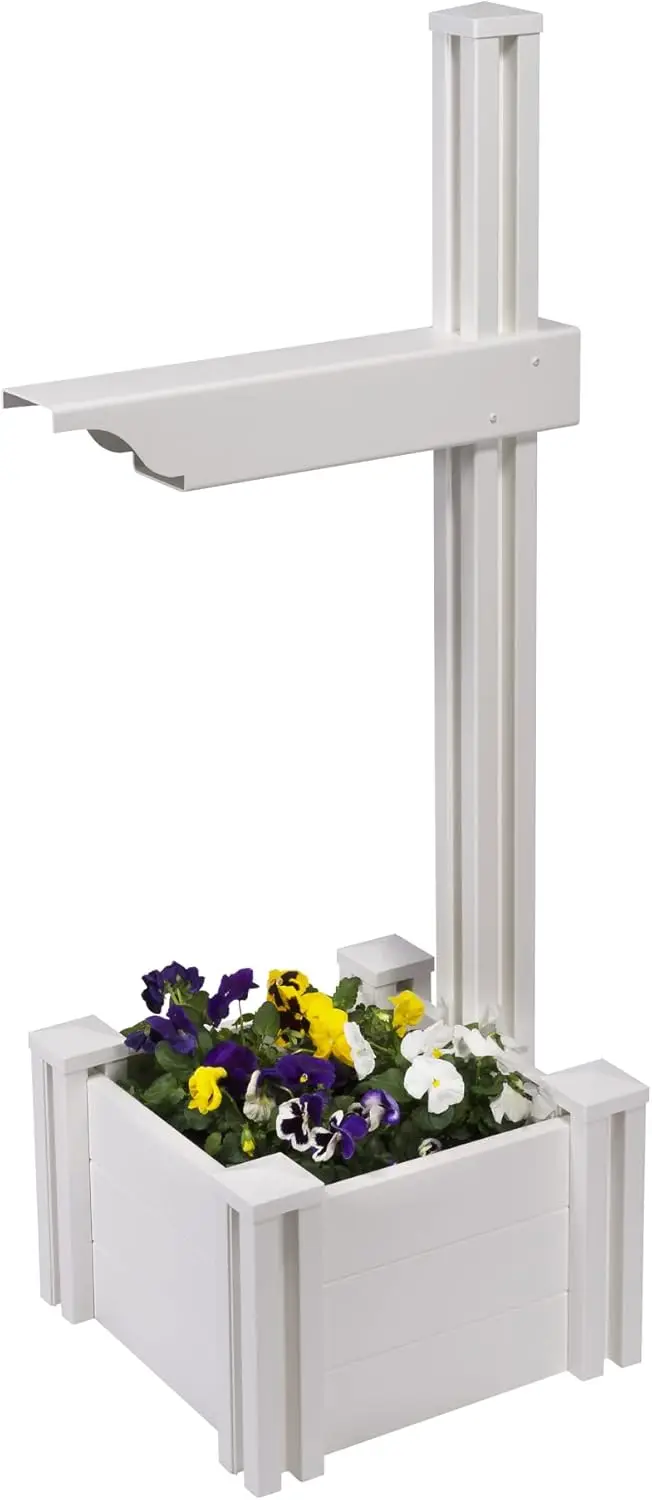 Zippity Outdoor Products ZP19027 Majestueuze brievenbus Post witte brievenbus Outdoor tuinbenodigdheden