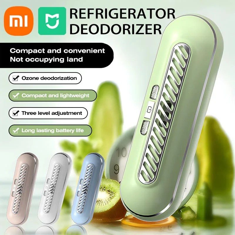 Xiaomi MIJIA-Désodorisant pour réfrigérateur, désodorisant pour réfrigérateur, dissolvant de parfum, supporter ficateur d'air, petit absorbeur d'odeurs, dépasse le charbon actif