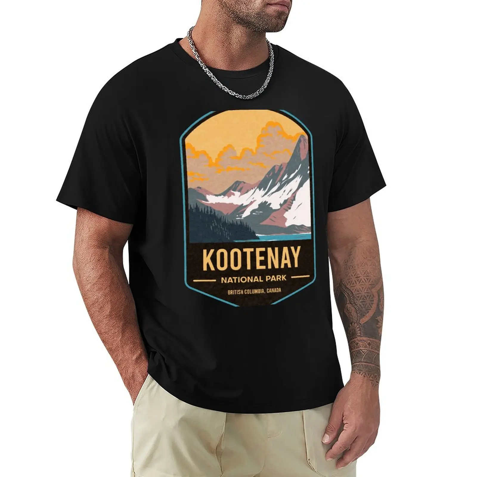 

Kootenay National Park Canada T-Shirt Large Size Short Sleeve T-Shirt