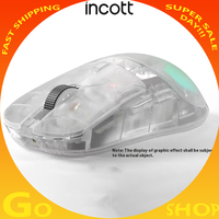 Ironcat Hpc02 Pro Wireless Mouse Dual Mode Incott Paw3395 Hot-Swap Customized Gaming Mouse RGB Silencing Ergonomics Pc Gamer