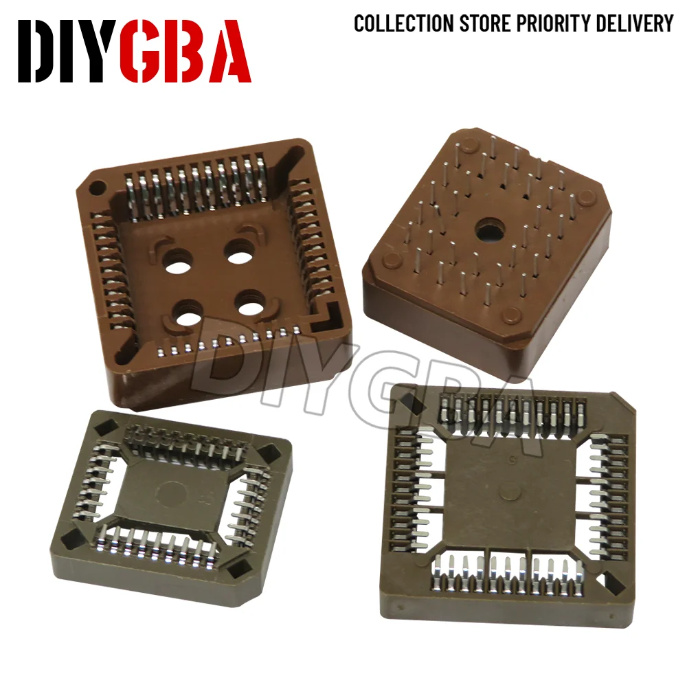 5 SZT. Gniazdo PLCC IC PLCC32 PLCC44 PLCC68 PLCC84 SMD DIP Adapter Gniazda PLCC DIYGBA