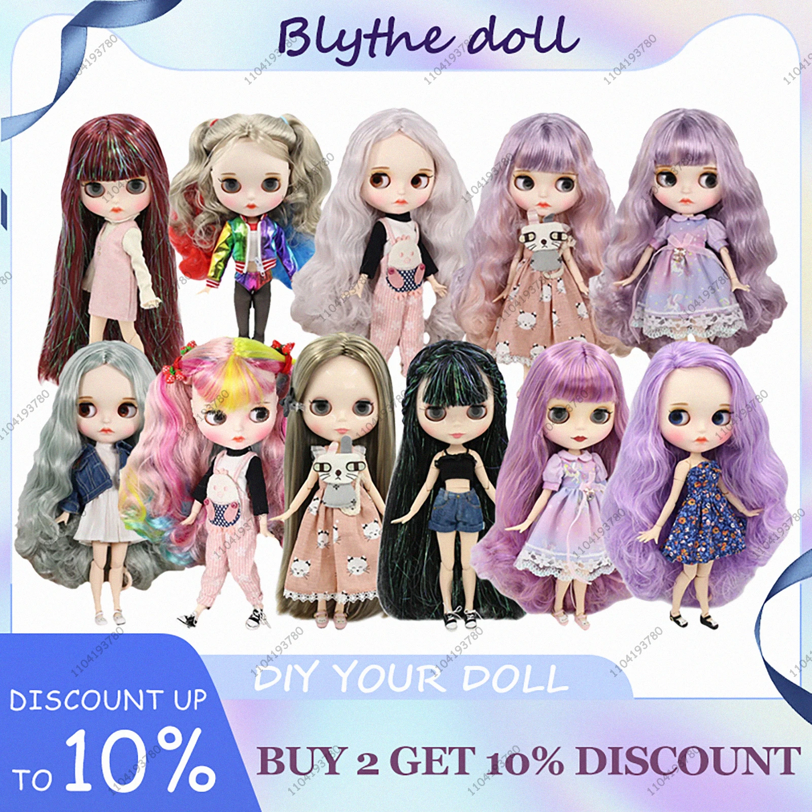 

ICY DBS Blyth Doll 30 см 1/6 BJD 19 суставов Body Fair Skin Matte Face Глянцевая кукла с одеждой Аниме Девушка DIY Костюм Подарок