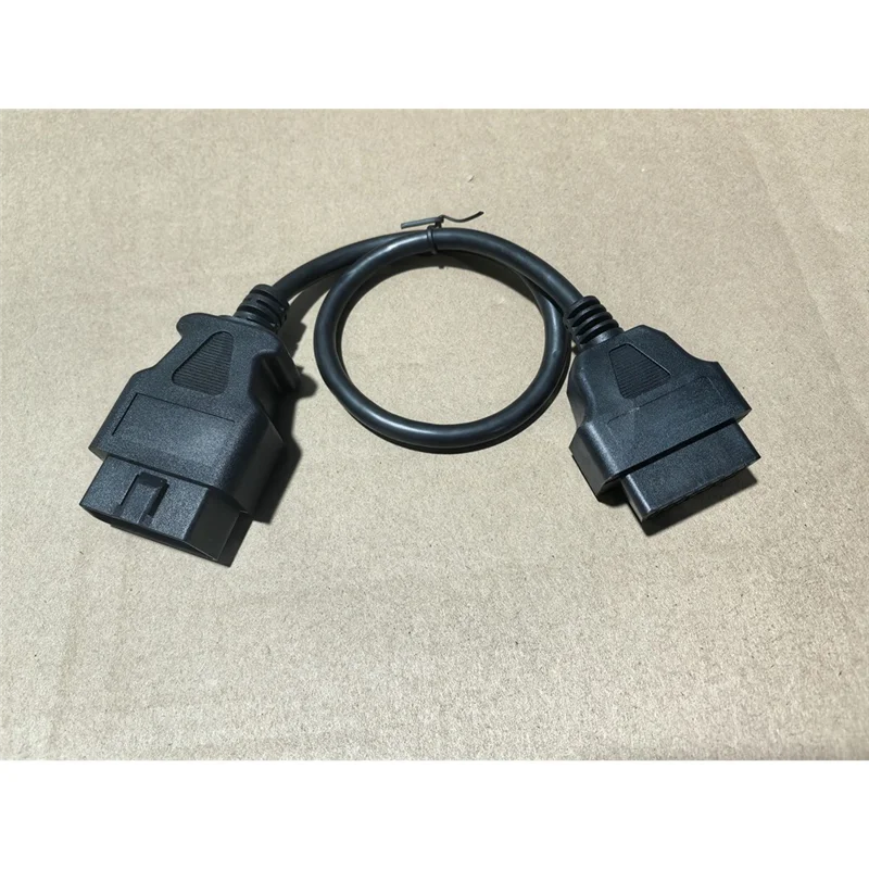 

A51K-OBD2 16-контактный удлинительный кабель 0,5 м, автомобильная диагностика ELM327 OBD II OBD2, удлинительный адаптер, соединительный шнур