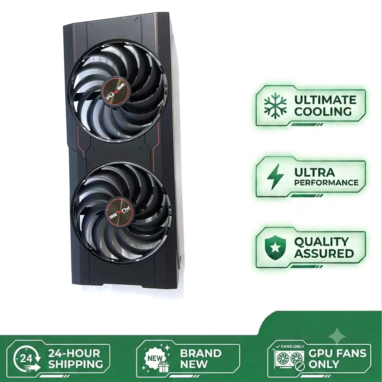 NEW For SAPPHIRE Radeon RX6700XT PULSE RX 6700 XT Graphics Card 95MM 4PIN FDC10U12D9-C FD10015M12D GPU Fan