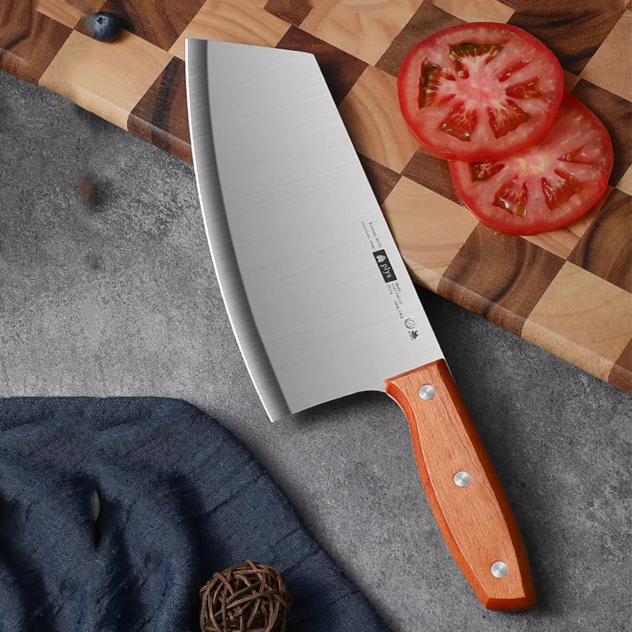 

Stainless Steel Meat Cleaver, Designed for Women Kitchen Cooking Chopping and Fish Killing Knife, Multi-Purpose Slicing Knife