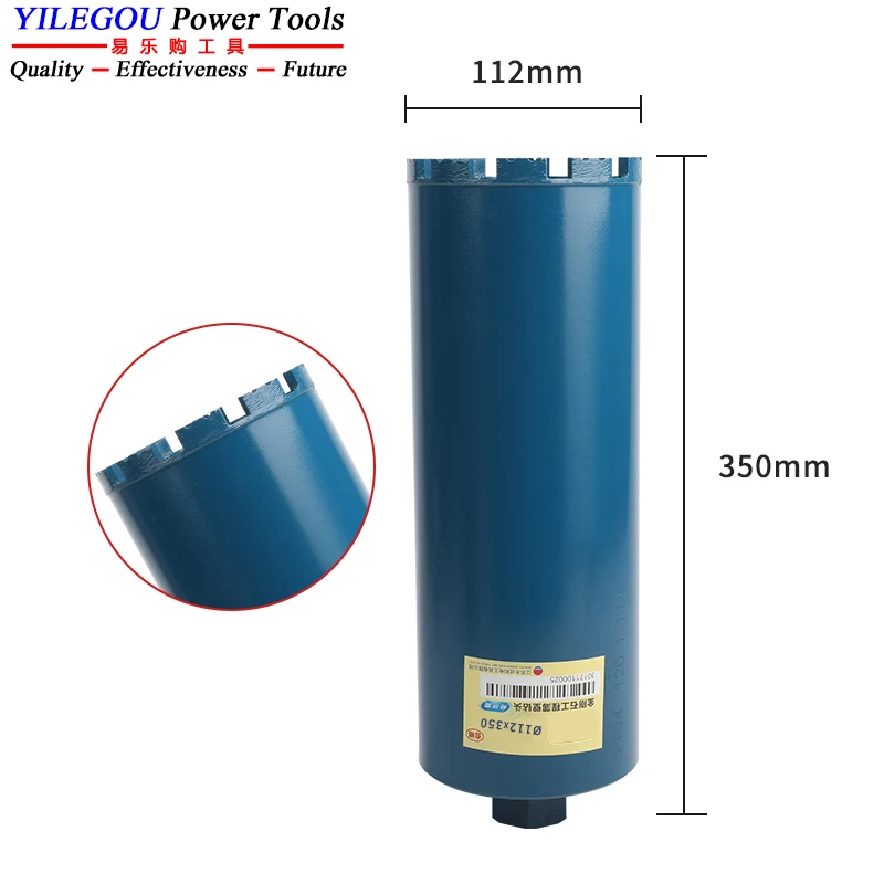 25 27 32 40 51 56 63 76 112 120 127 mm diamantboor. 370 450 mm droge diamantkernbit. 20-132 mm waterbetongatboor.