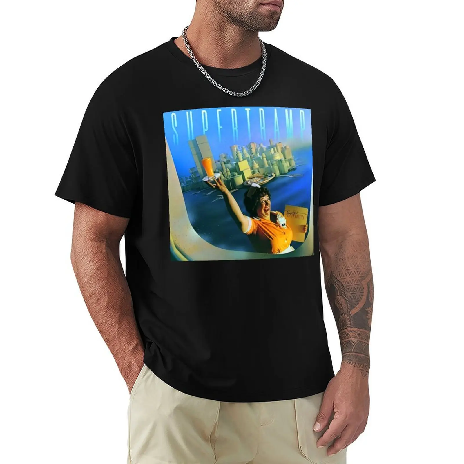 

Supertramp T-Shirt Standard Fit Solid Tee Shirt