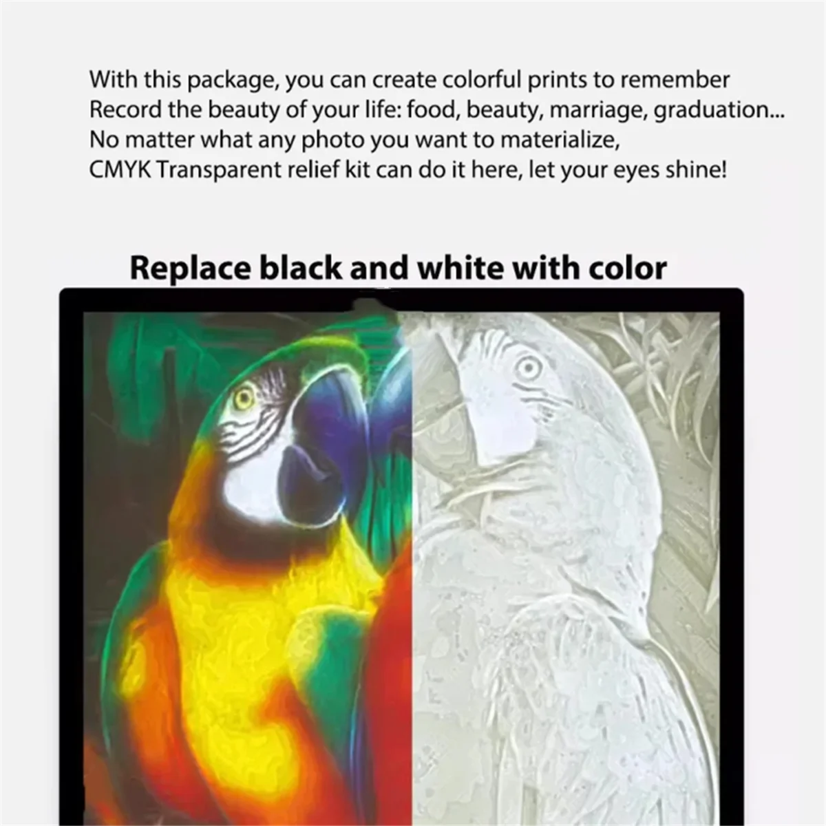 FZFZ リトフォーン用 LED パネル CMYK LED バックライトボード PLA 基本 CMYK リトフォーンバンドル 3D プリントリトフォーン写真