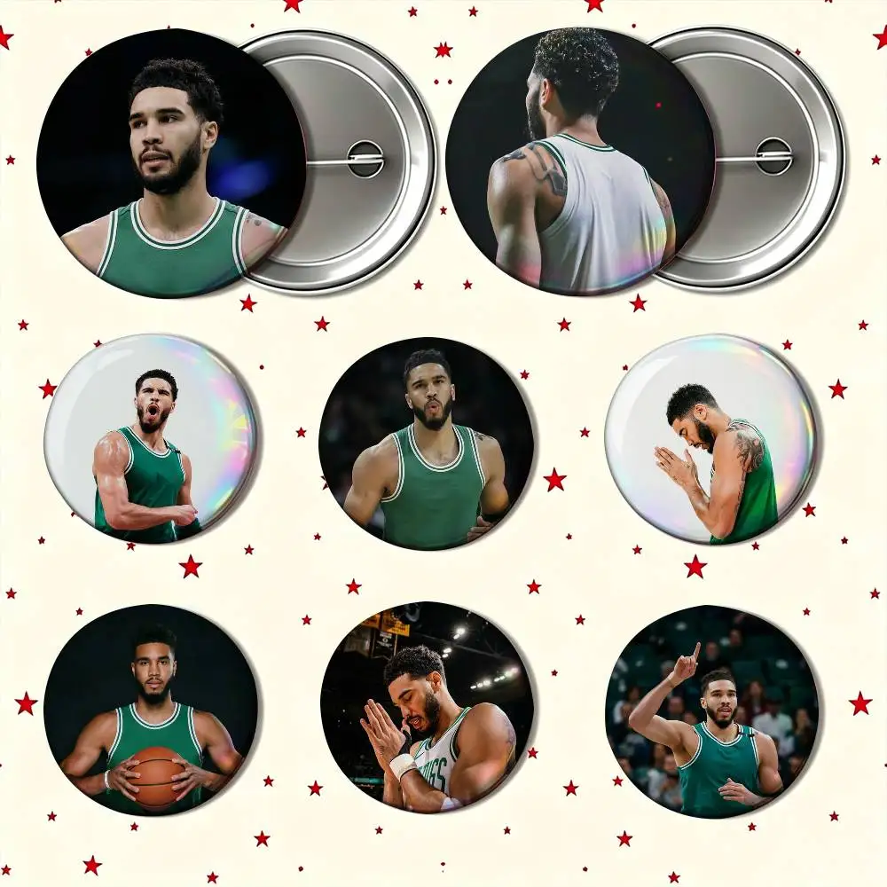 Basketball Jayson Tatum 0 Custom Enamel Pin Badges 25mm 32mm 44mm 58mm Backpack Hat Decor Toys Gifts