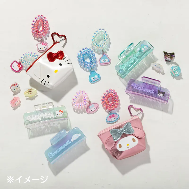 

Japan Sanrio Original Headdress Kitty Melody Cinnamoroll Hangyodon Hair Accessories Hair Rope Hair Band Jewelry A Pair of Toys