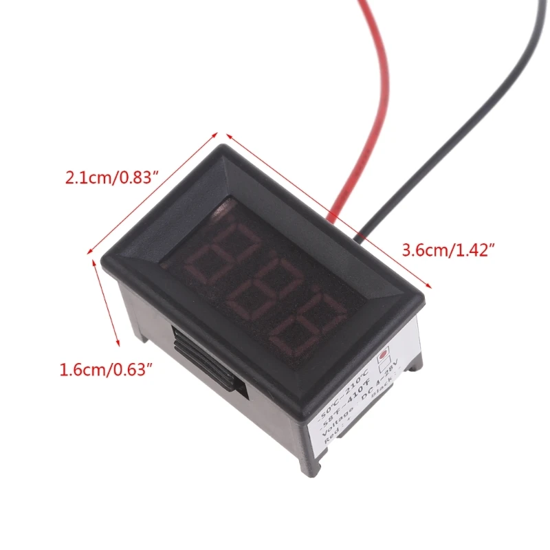 Temperature Meter  Compatible for Industrial Homes Monitoring Boilers Air Liquids Thermometer Hygrometer Gauge