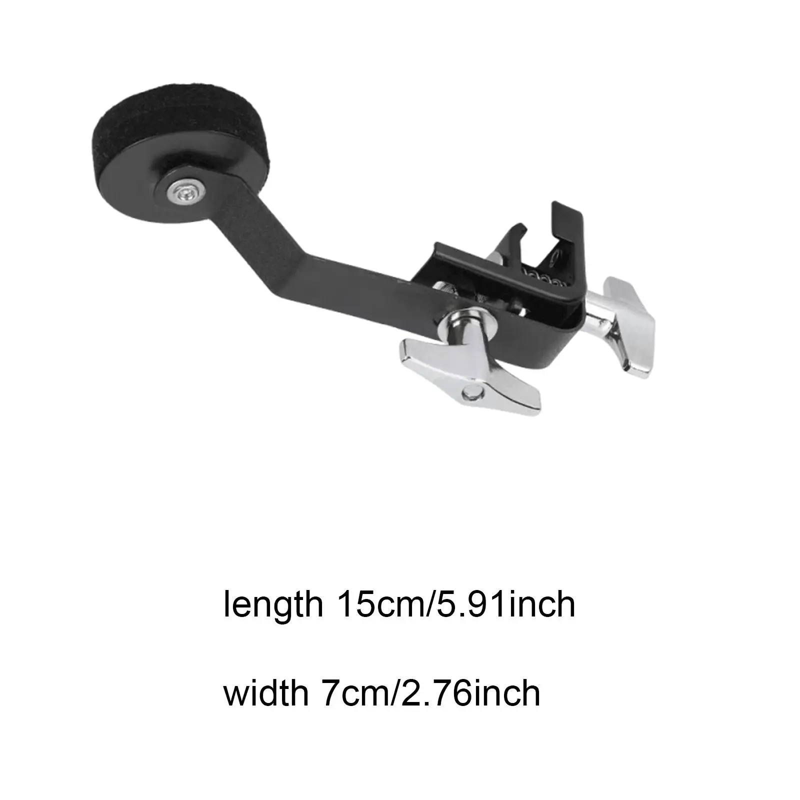Drum Muffler Clamp on Portable Noise Reducer Drum Parts Sturdy Metal Tool for Snare Drum Tuning and Practice