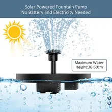 Mini Solar Fountain for Garden and Pond #2