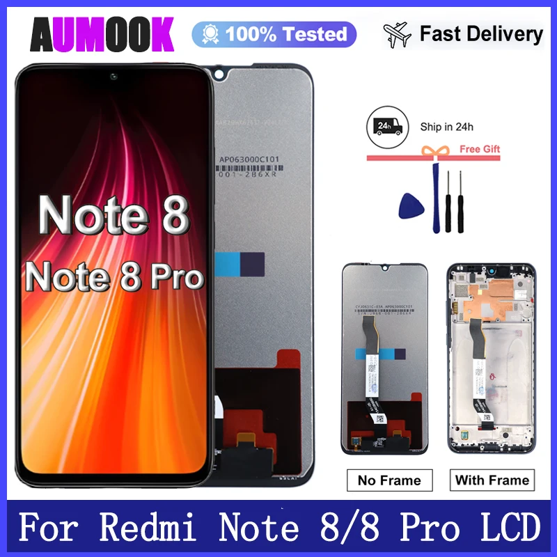 Nueva pantalla para Xiaomi Redmi Note 8 pantalla LCD MONTAJE DE digitalizador con pantalla táctil para Redmi Note 8 Pro reemplazo de la pantalla LCD