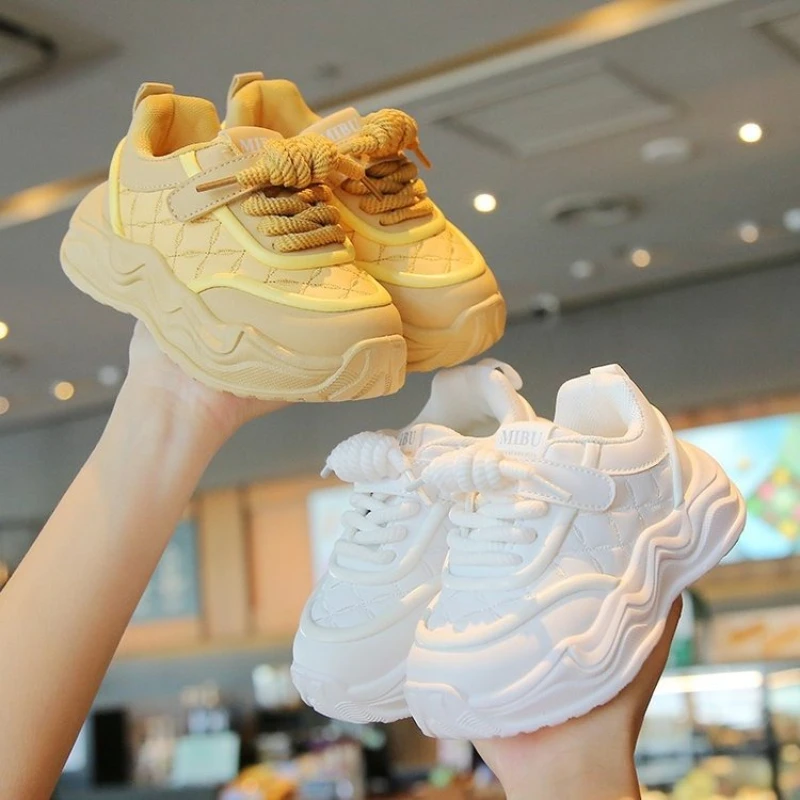 

2025 детские кроссовки, классическая модная противоскользящая зимняя спортивная обувь для девочек и мальчиков, универсальная детская повседневная школьная обувь