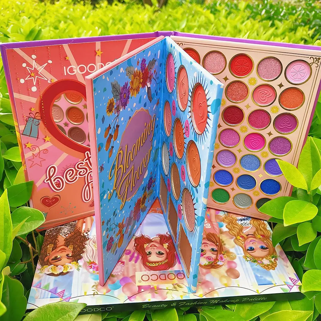 6 in 1 Splashy Candies 82 Colors Eye Shadow Palette Vivid Summer Look Eyes Makeup Glitter Shimmer Matte Eyeshadow Powder
