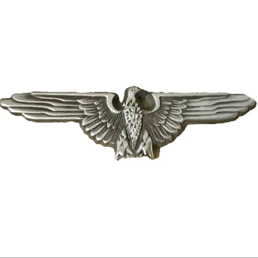 2024 NEW Eagle Skull Military Hat Badge Brooch Pin Medal Emblem High Quality Commemorative Silver Medal Christmas Gifts