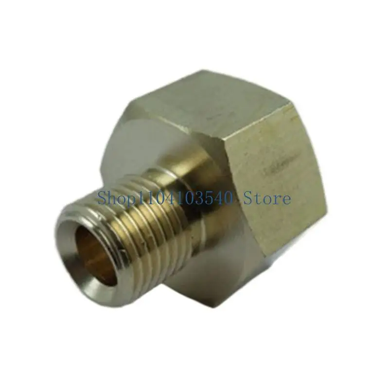 02DC Multipurpose Copper LPG Fittings 3/8Inch Female 1/4Inch Male Left Thread Adapters for Gas Grill Hose Connection