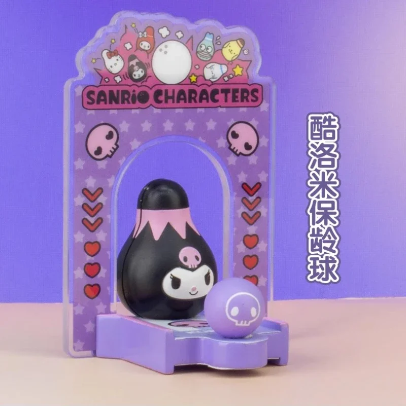 Персонажи Sanrio для боулинга, серия слепая коробка, игрушки Kuromi My Melody, акриловые украшения, фигурка Анеме, куклы, игрушки, подарки для детей