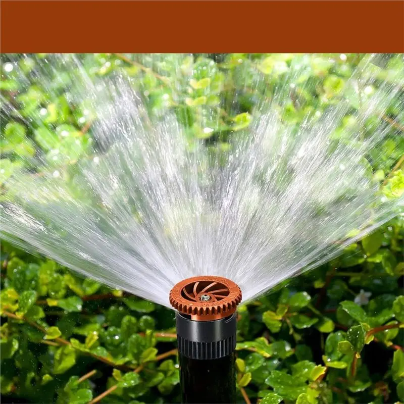 IALJ-Replacement 12 Pack Variable Arc Nozzle -Up Sprinkler Heads For 360 Degree Adjustable(8AN:Range:1.8-2.4 Meter)
