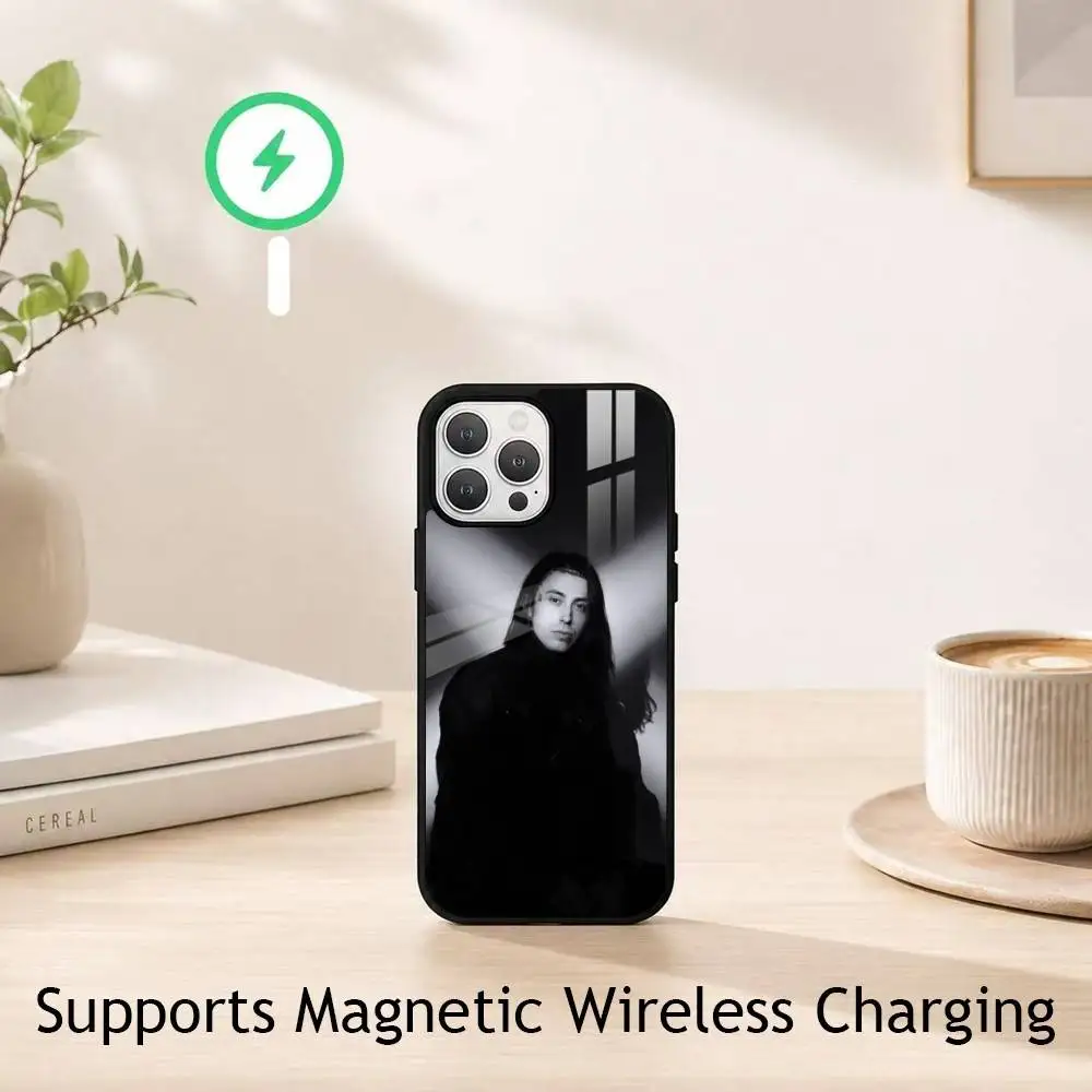 Singer Rapper Ronnie R-Radke gift Phone Case For iPhone18,17,16,15,14,13,12, Plus,Pro Compatible with magnetic wireless charging